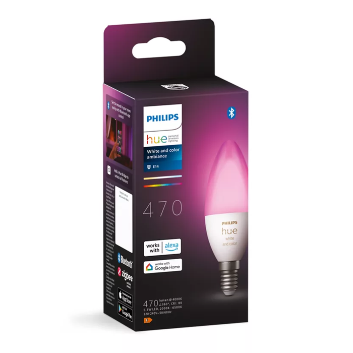 Philips Hue WCA E14 Kertepære Bluetooth