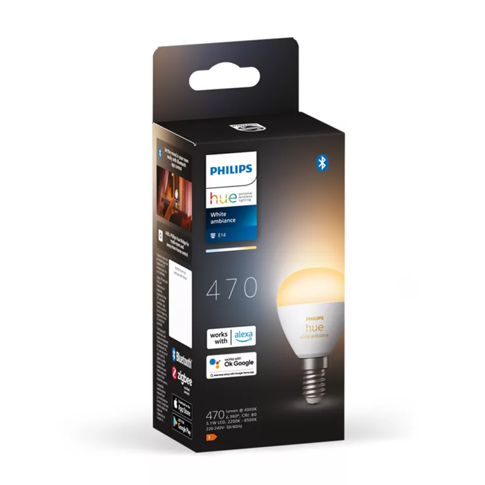 Philips Hue WA E14 Pære 470lm Bluetooth