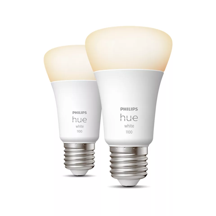 Philips Hue W E27 Pære 1100lm Bluetooth 2-pak
