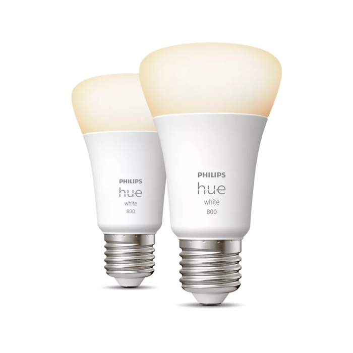 Philips Hue W E27 Pære 800lm Bluetooth 2-pak