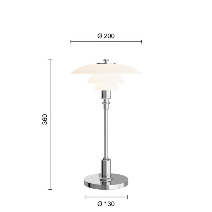 Louis Poulsen PH 2/1 Portable Bordlampe