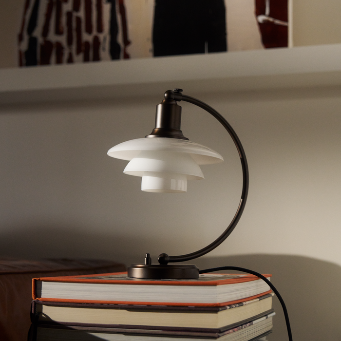 Louis Poulsen PH 2/2 Luna Bordlampe Aged Brass