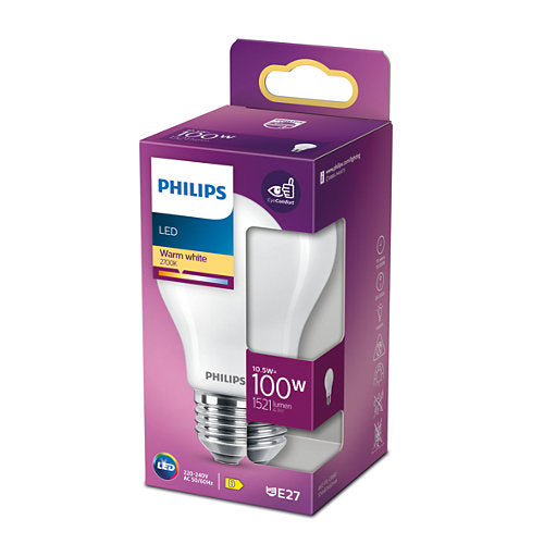 Philips LED E27 Classic Bulb 10.5W ~ 100W